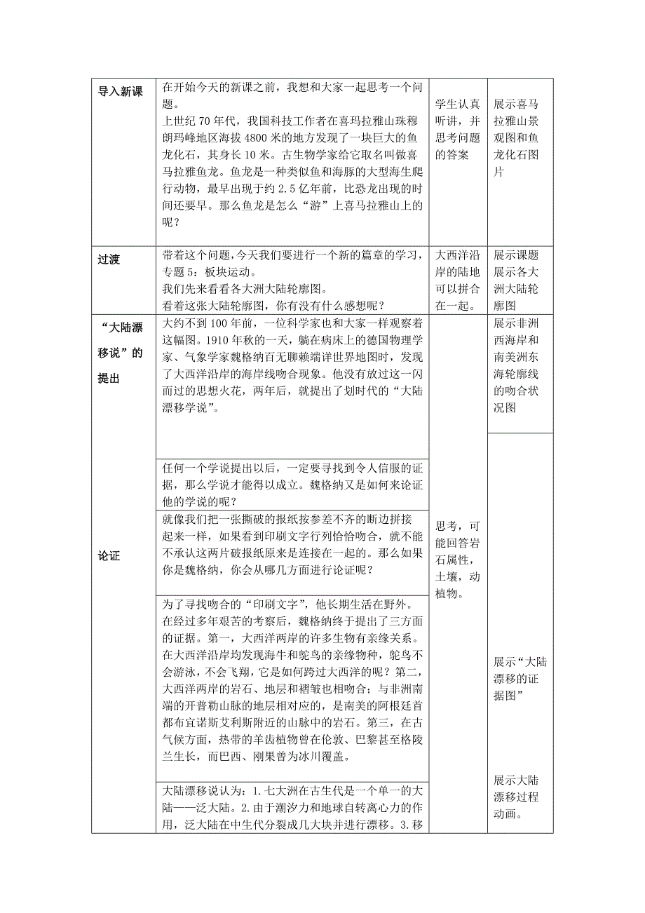 从大陆漂移到板块构造学说三级跳.doc_第2页