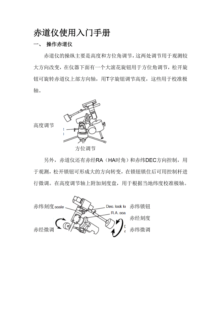 赤道仪入门手册.doc_第1页