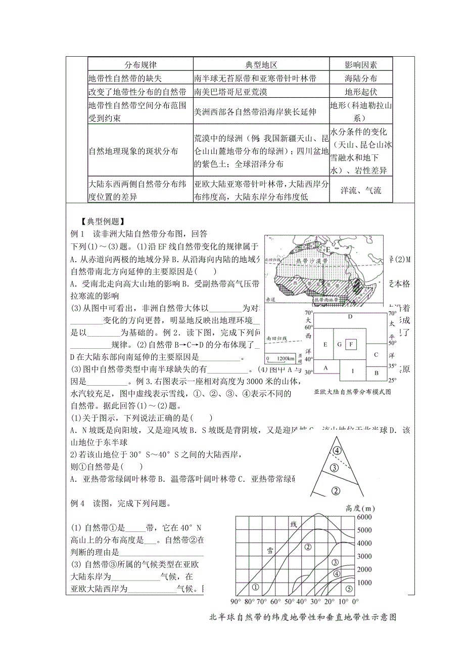 自然地理环境的差异性（第二课时）导学案.doc_第3页