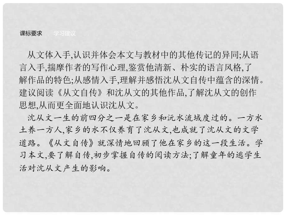 高中语文 7 沈从文：逆境也是生活的恩赐课件 新人教版选修《中外传记作品选读》_第4页