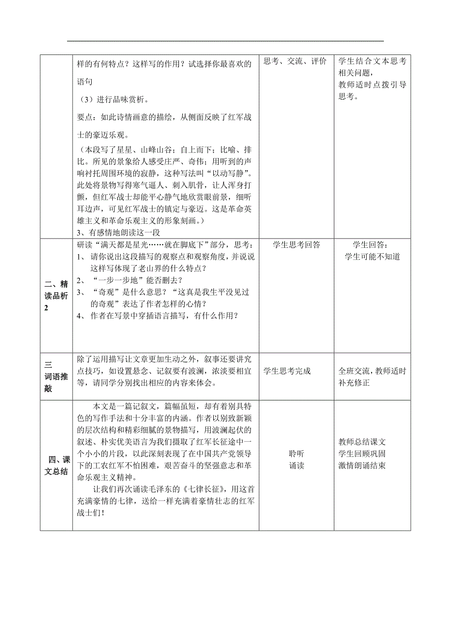 课题 《老山界》第一课时授课时[4].doc_第3页