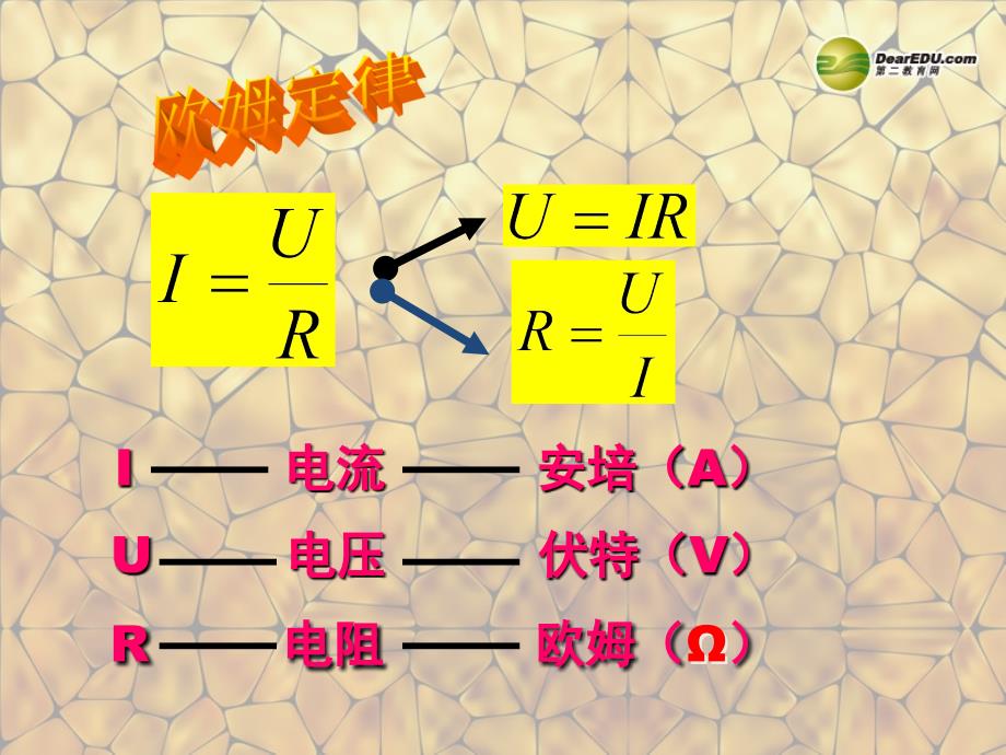 九年级物理全册第二节欧姆定律课件新人教版6_第4页