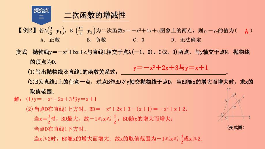 2019年秋九年级数学上册 第一章 二次函数章末总结提升（1）课件浙教版.ppt_第4页