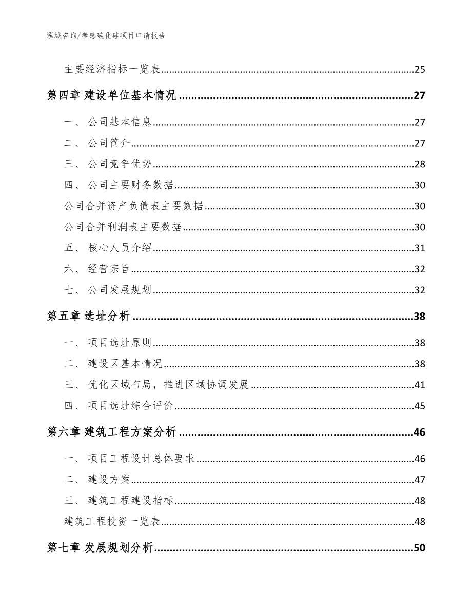 孝感碳化硅项目申请报告_模板参考_第3页