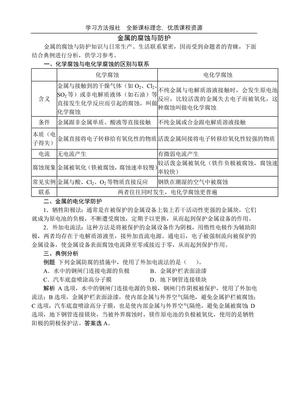 金属的腐蚀与防护_第1页