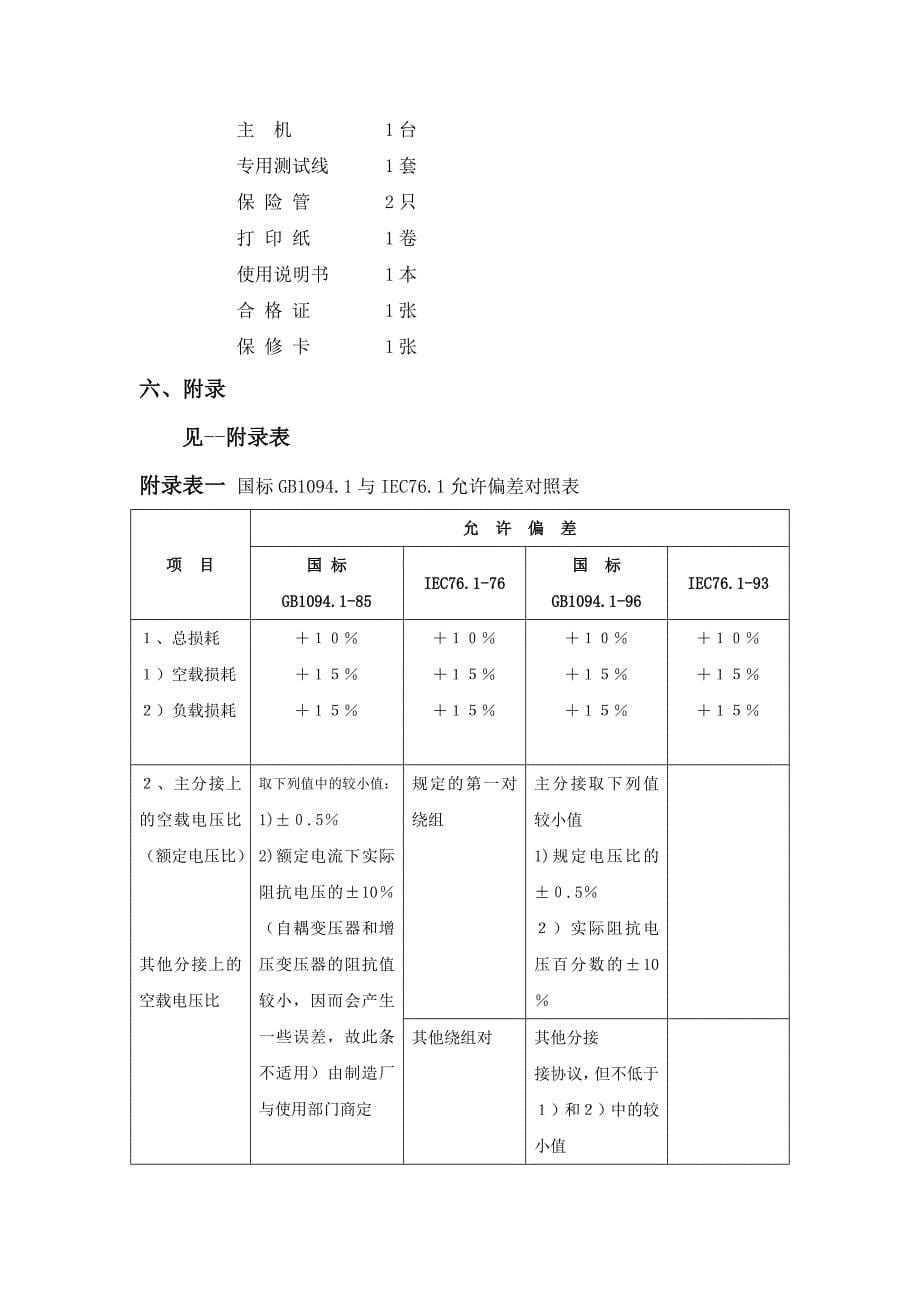 ZSRLIII变压器容量测试仪_第5页