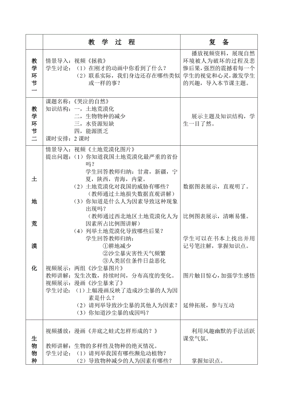 第二课哭泣的自然说课稿.doc_第2页