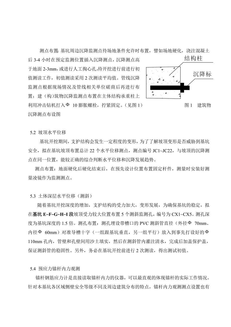 天健_芙蓉盛世二期基坑支护工程施工安全监测方案_第5页