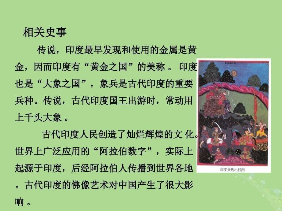 2018学年九年级历史上册 第一单元 古代亚非文明 第三课 古代印度教学课件 新人教版_第5页