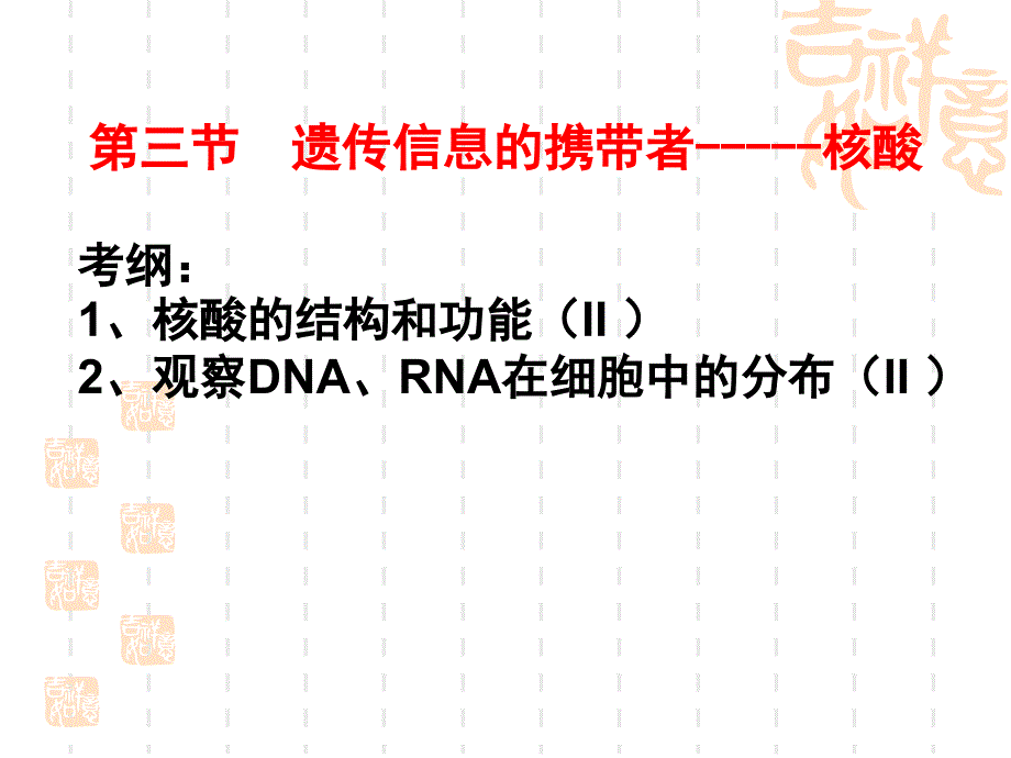 一轮复习遗传信息的携带者核酸使用版_第2页