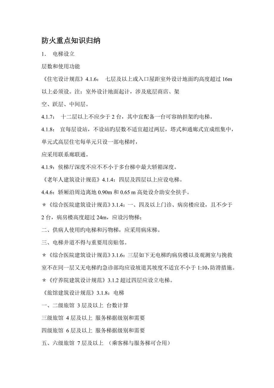 2022防火重点知识归纳_第1页