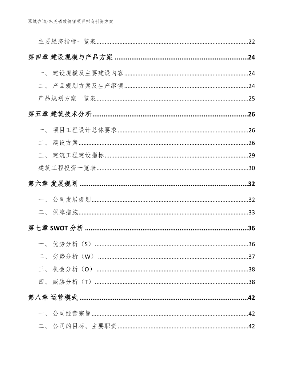 东莞磷酸铁锂项目招商引资方案_第3页