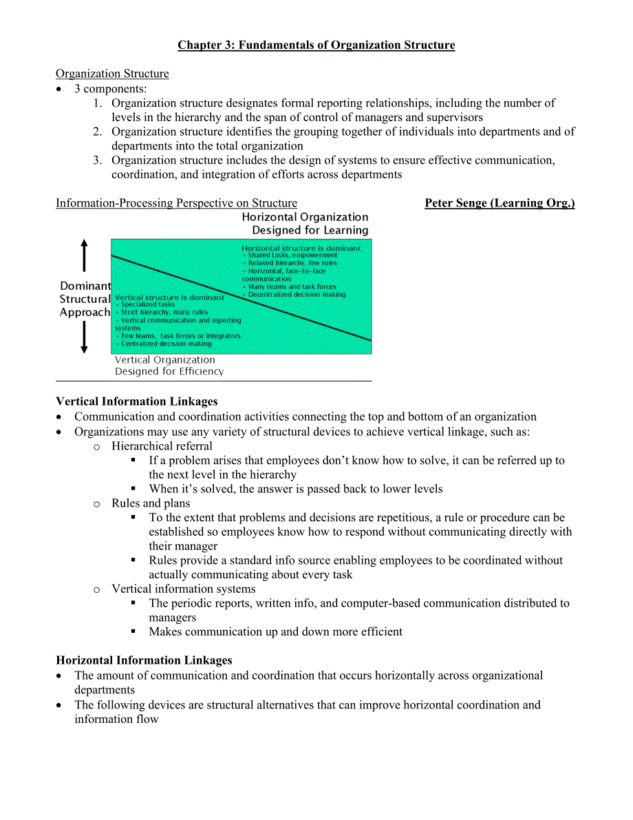 organization theory and design Ch03 notes_第1页