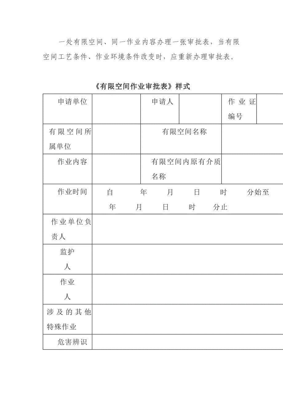 工贸企业有限空间作业可视化规范化_第5页