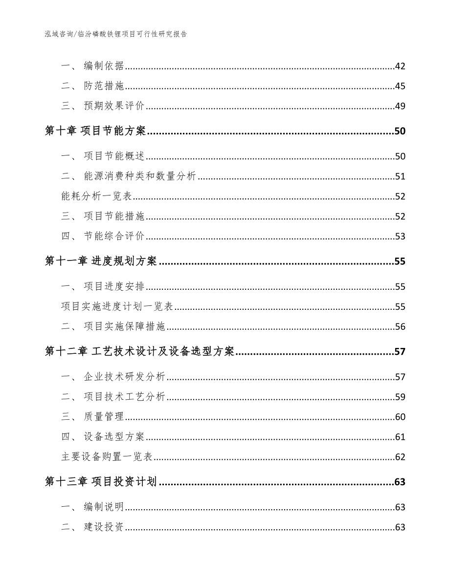 临汾磷酸铁锂项目可行性研究报告_第3页