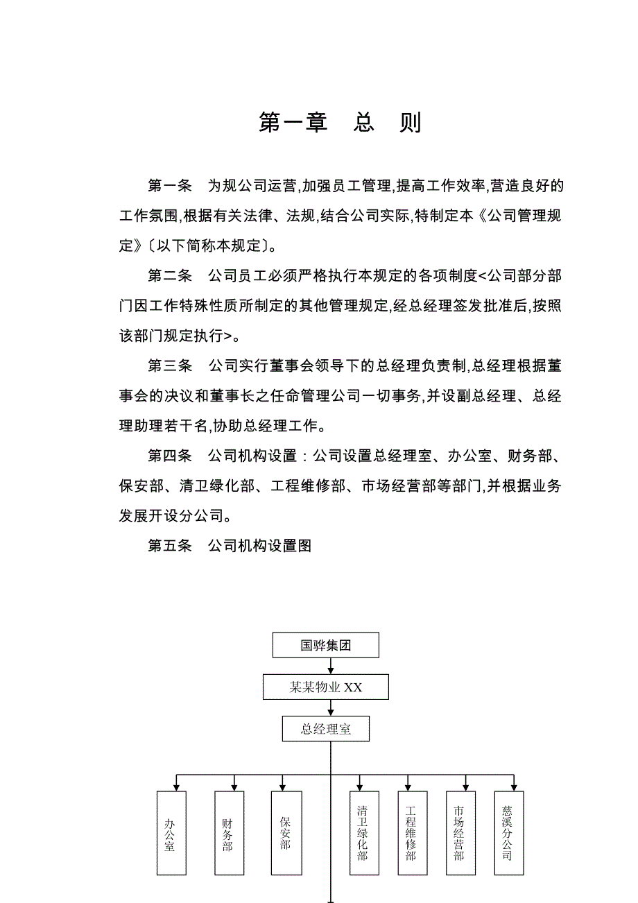 物业公司管理规定_第1页