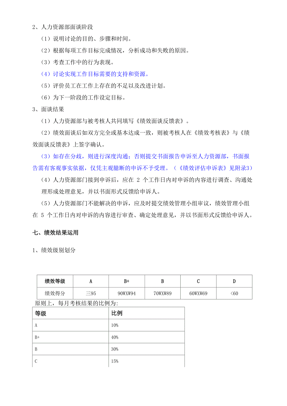 跨境电商公司《绩效管理制度》_第3页