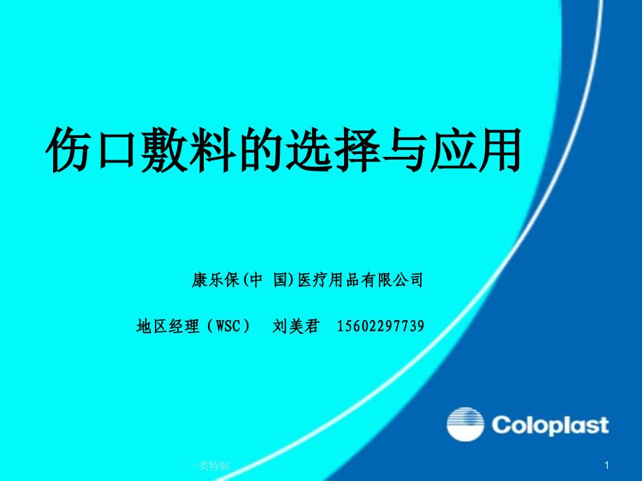 敷料的选择与应用行业研究_第1页