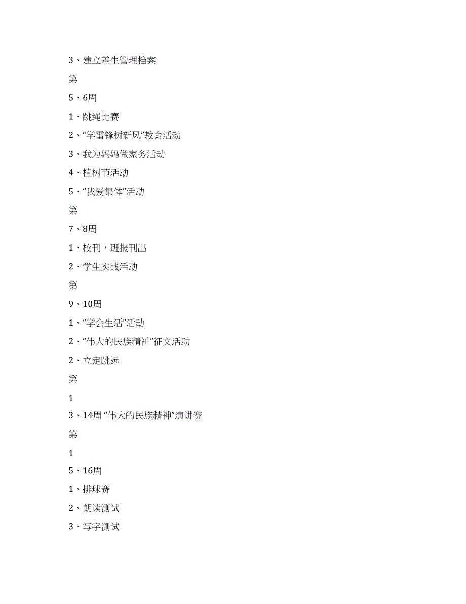 小学四年级班主任工作计划-班级基本情况.docx_第3页