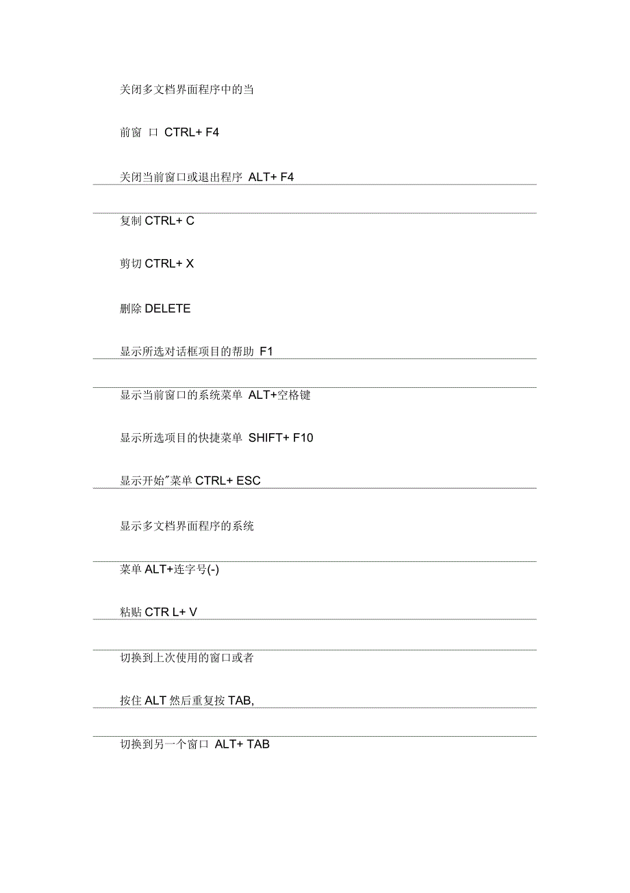 电脑快捷键使用大全_第3页