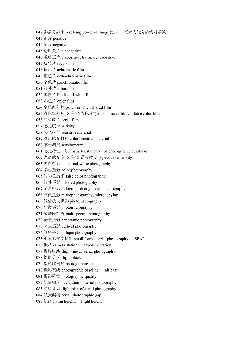 摄影测量与遥感英文单词.doc_第2页