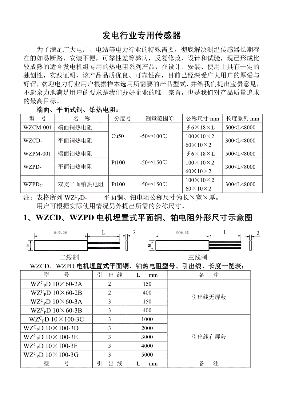 发电行业专用传感器_第1页