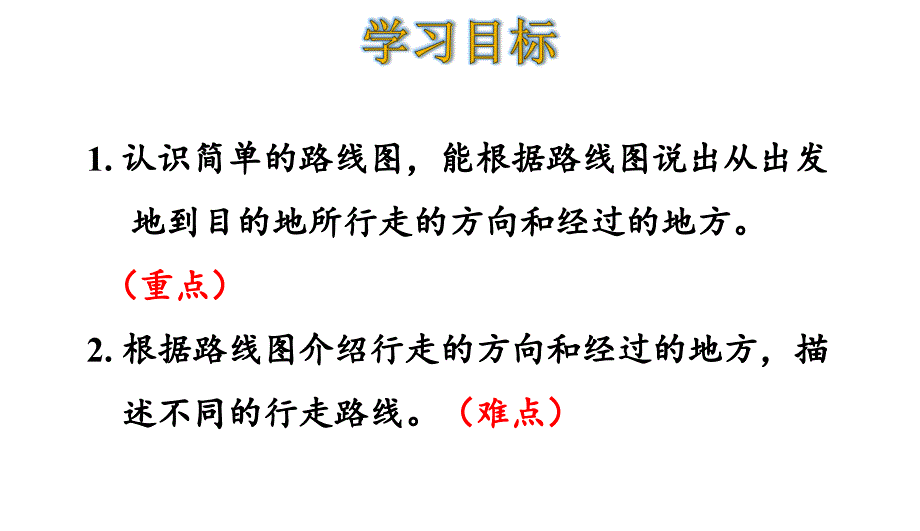 三年级下册数学简单的路线图人教版课件_第2页