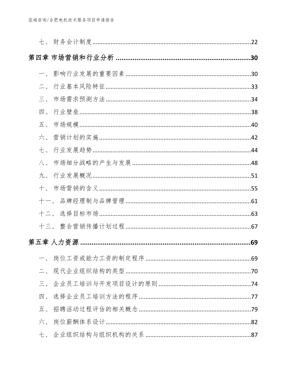 合肥电机技术服务项目申请报告_参考模板_第3页