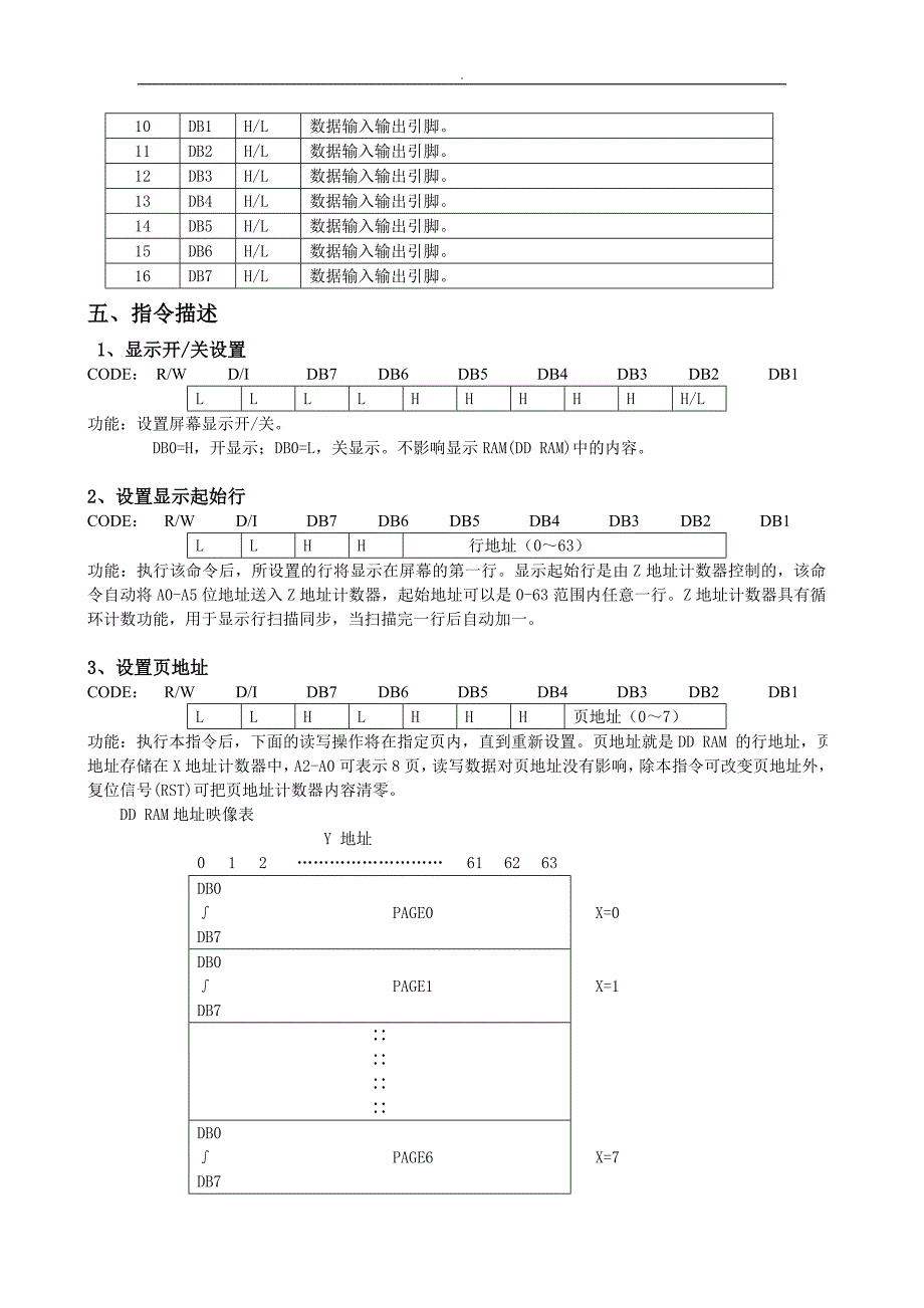 LCD12864液晶显示原理+电路图+程序_第2页