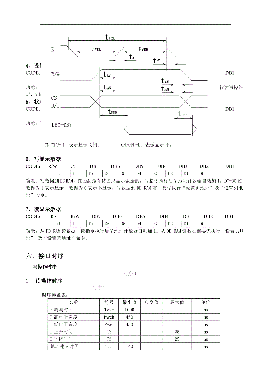 LCD12864液晶显示原理+电路图+程序_第3页