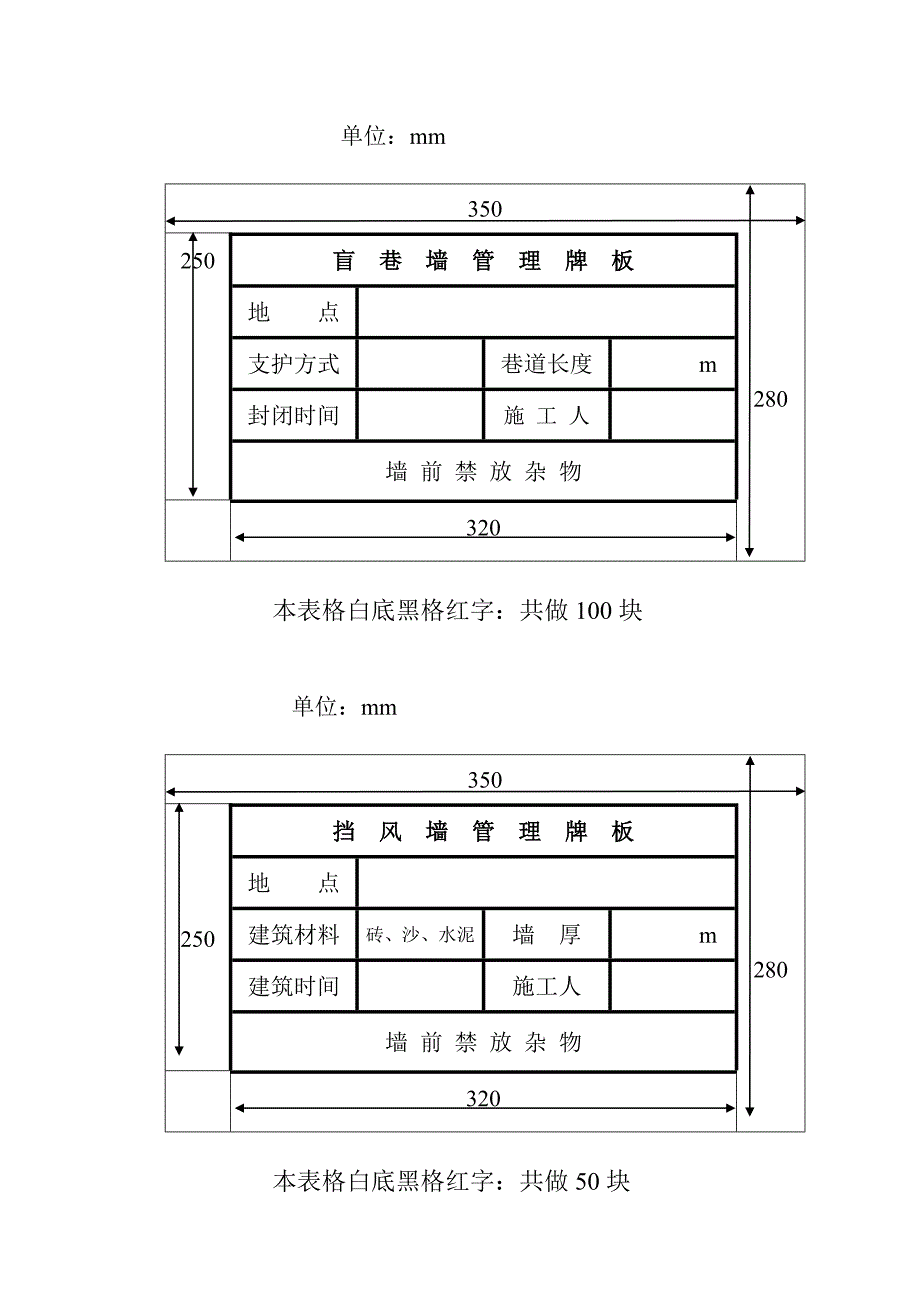 煤矿通防用各类管理牌板.doc_第2页