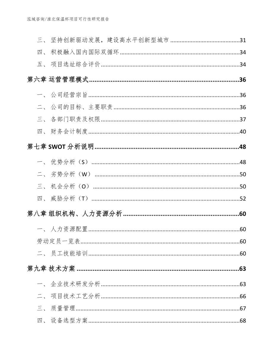 淮北保温杯项目可行性研究报告_第5页