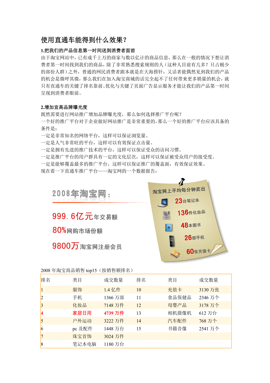 关于使用淘宝直通车的价值_第4页