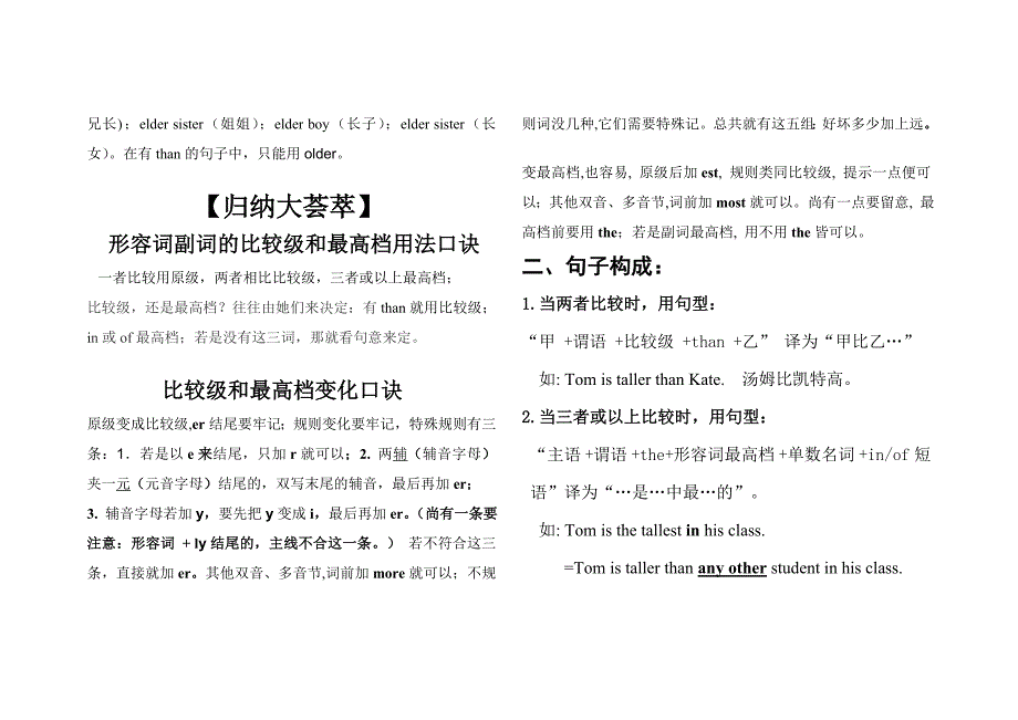 比较级、最高级用法_第3页