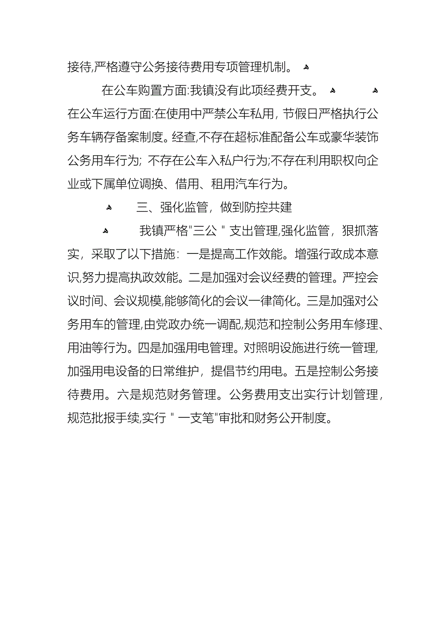 乡镇三公经费使用情况自查报告_第2页