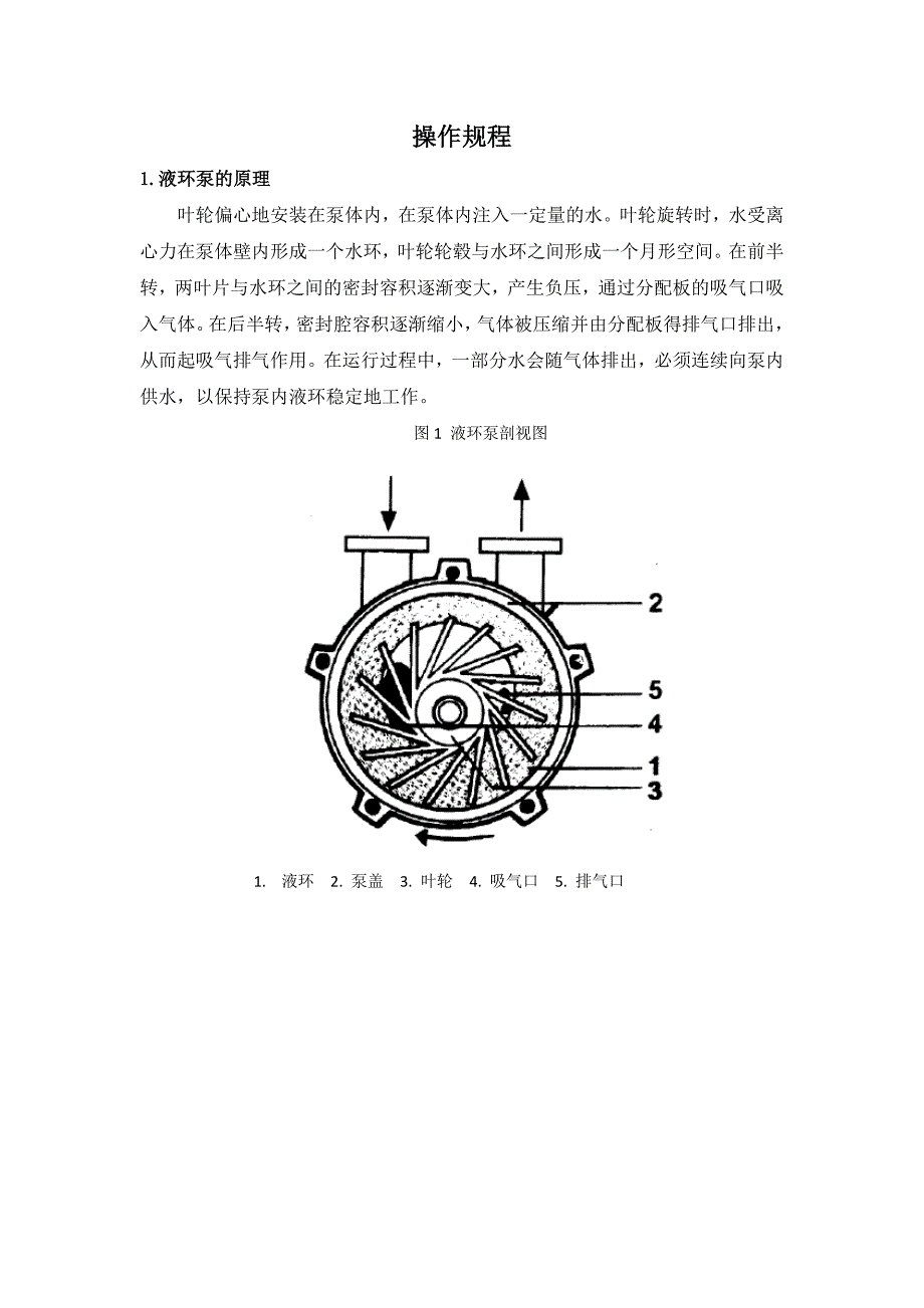 NASH液环泵操作规程_第1页