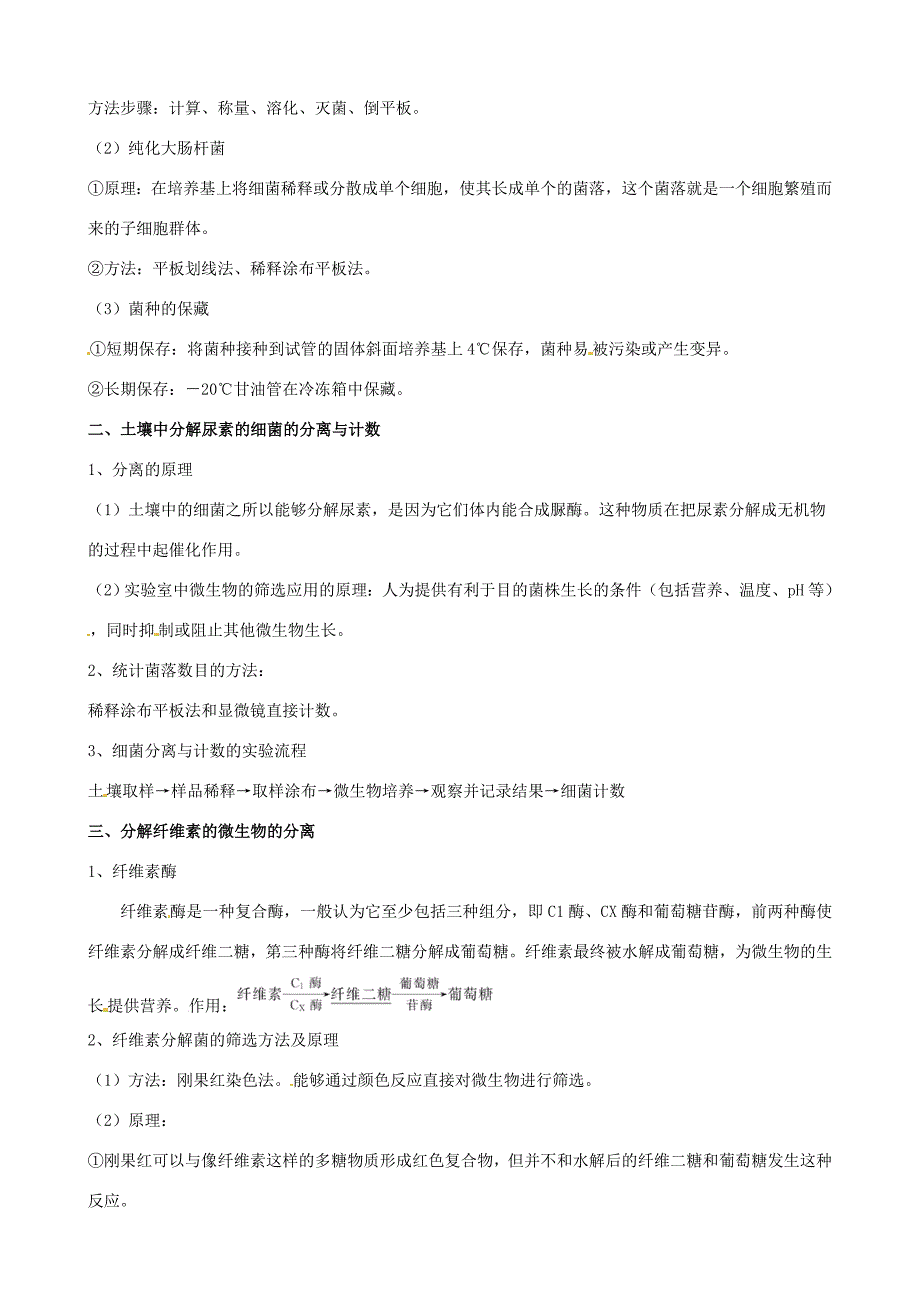 （考纲全景透析）高考生物 专题2 微生物的培养与应用基础复习 新人教版选修1_第2页