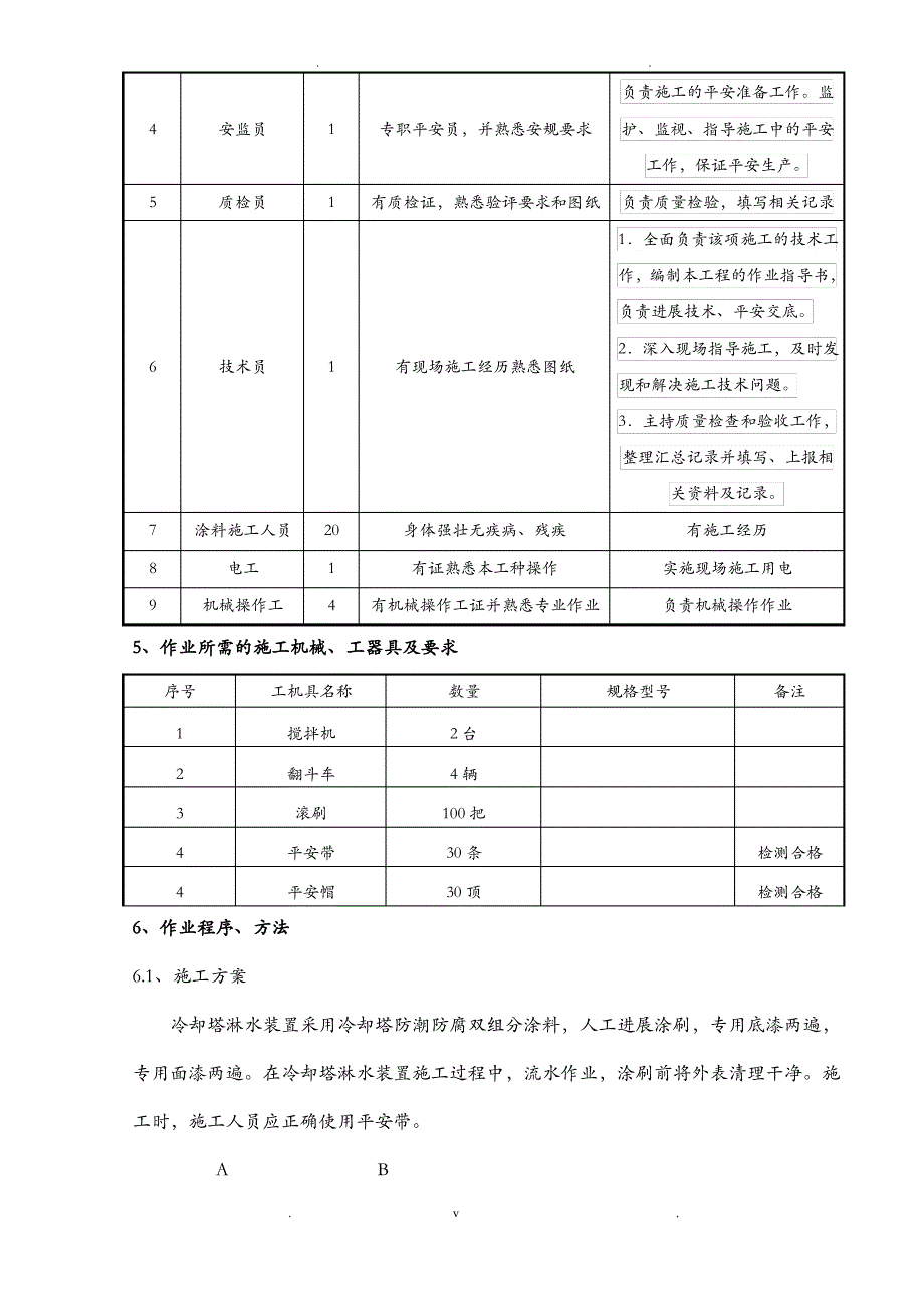 冷却塔防腐施工方案_第4页