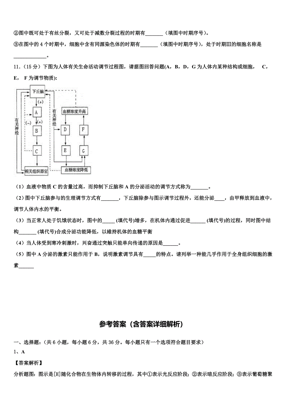 2023学年内蒙古赤峰市赤峰二中高二生物第二学期期末考试模拟试题（含解析）.doc_第4页