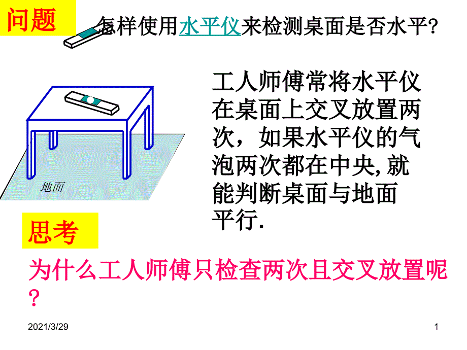 面面平行的判定定理分享资料_第1页