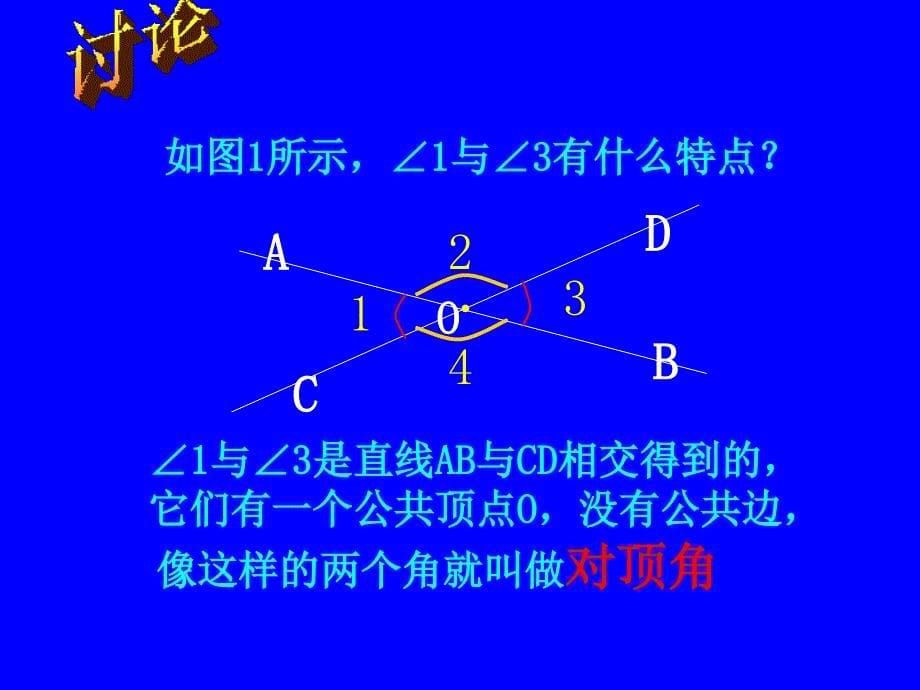 新课标人教版初中数学七年级下册第五章相交线 平行线精品课件_第5页