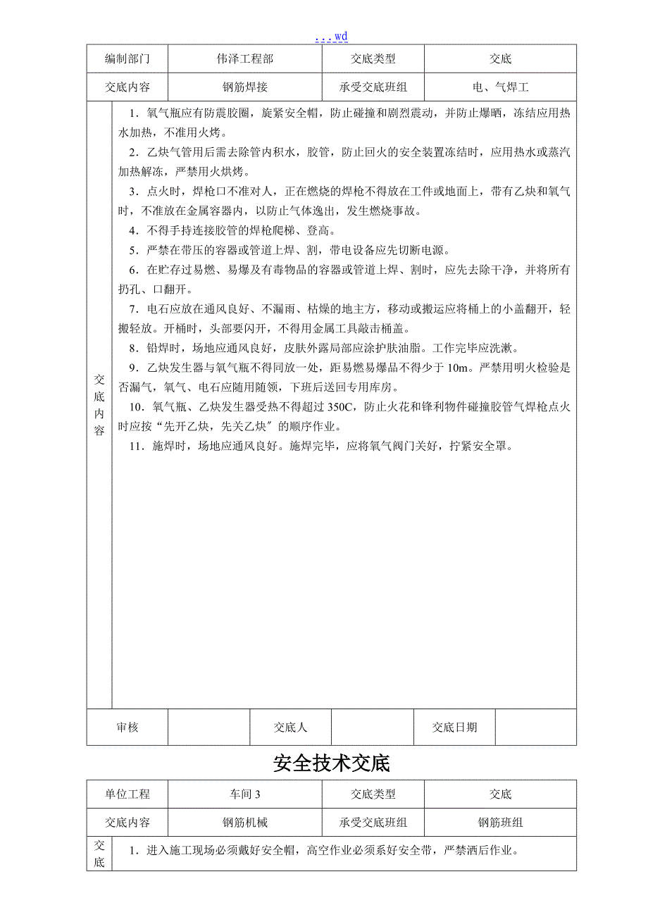 安全技术交底记录全套全集_第3页