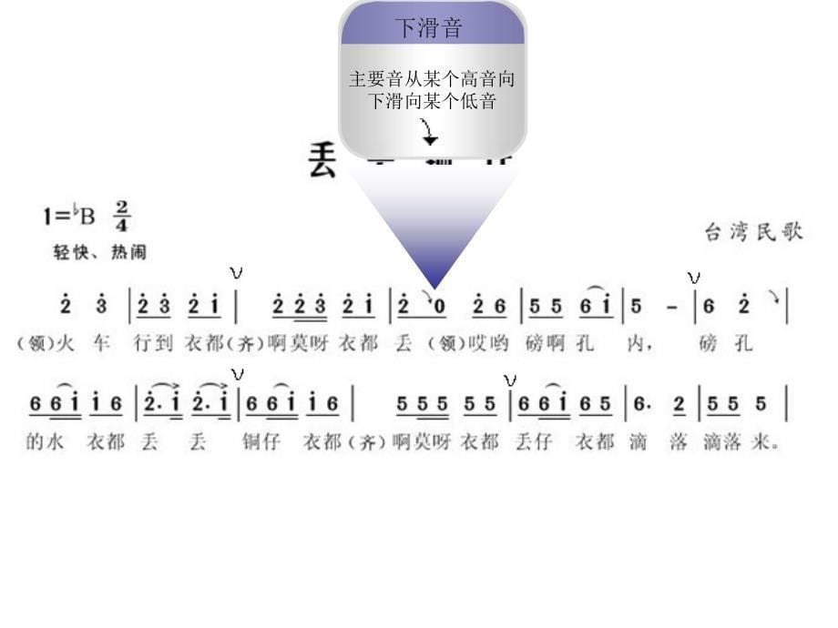 六年级上册音乐课件-第6课《丢丢铜仔》｜人音版（简谱）(共14张PPT)_第5页