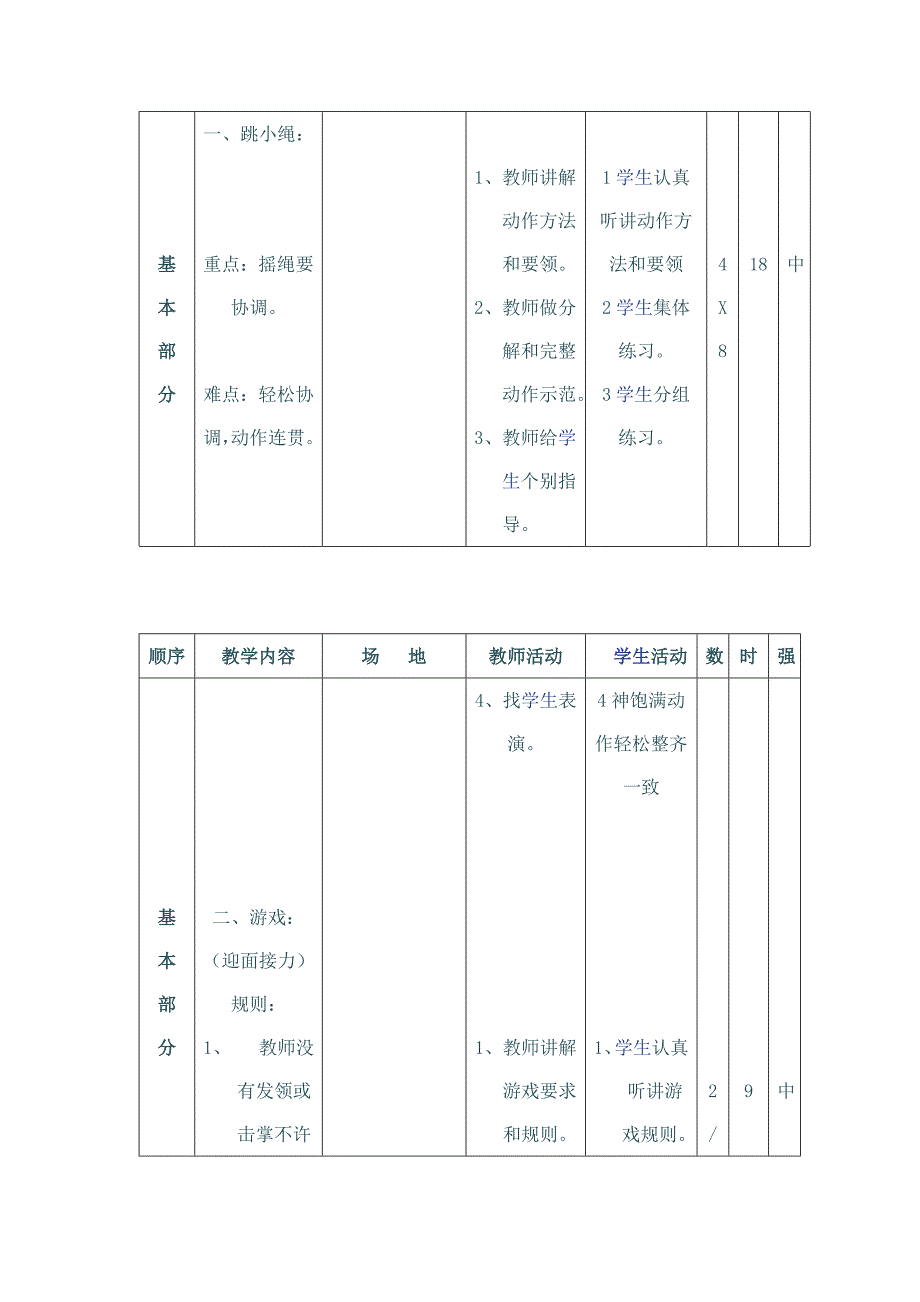 二年级体育课教案1.doc_第2页