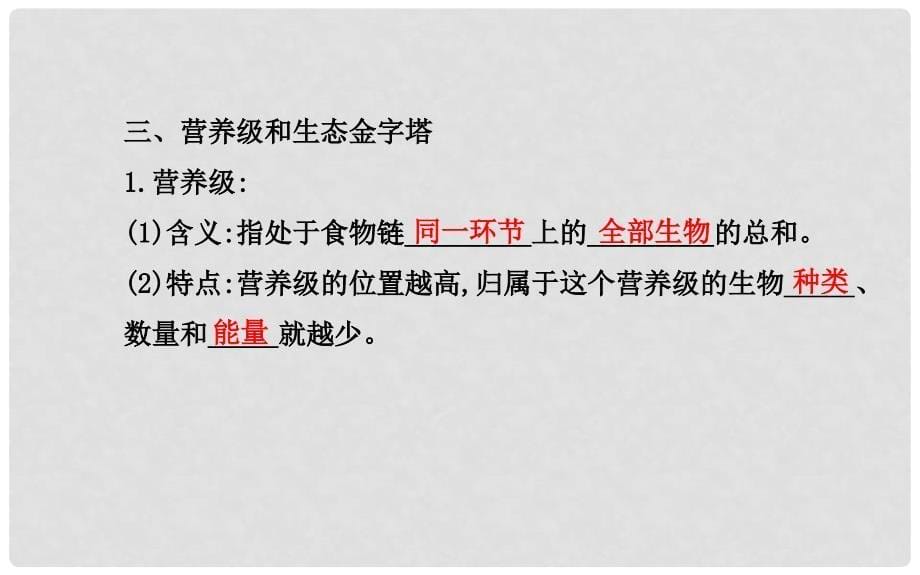 高中生物 第六章 第一节生态系统的营养结构课件 浙科版必修3_第5页