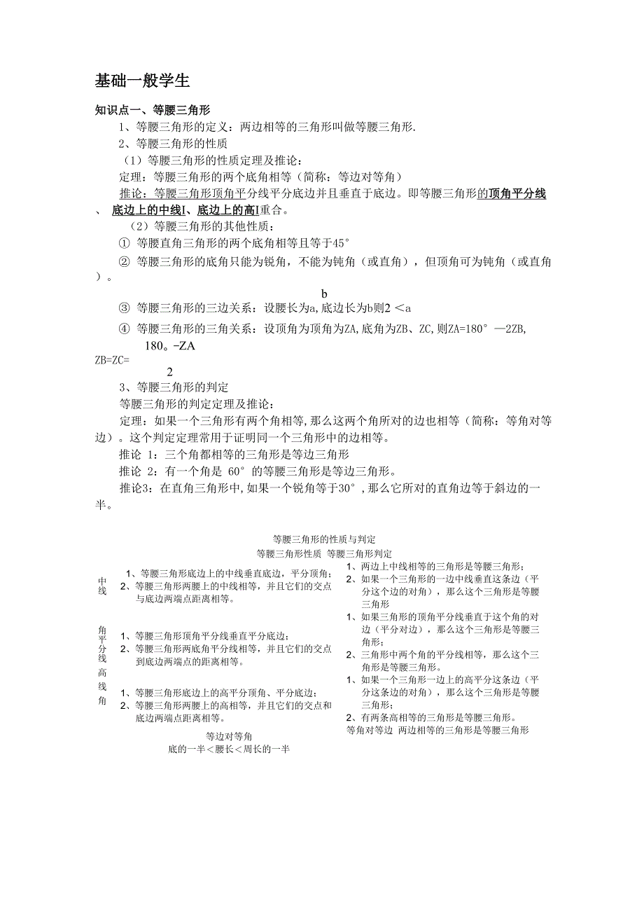 等腰、等边三角形_第1页