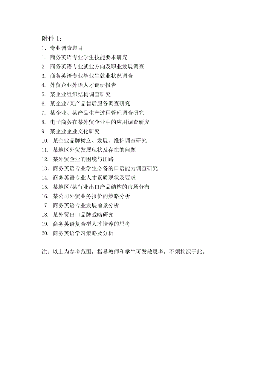 商务英语学院专业调查工作方案_第4页