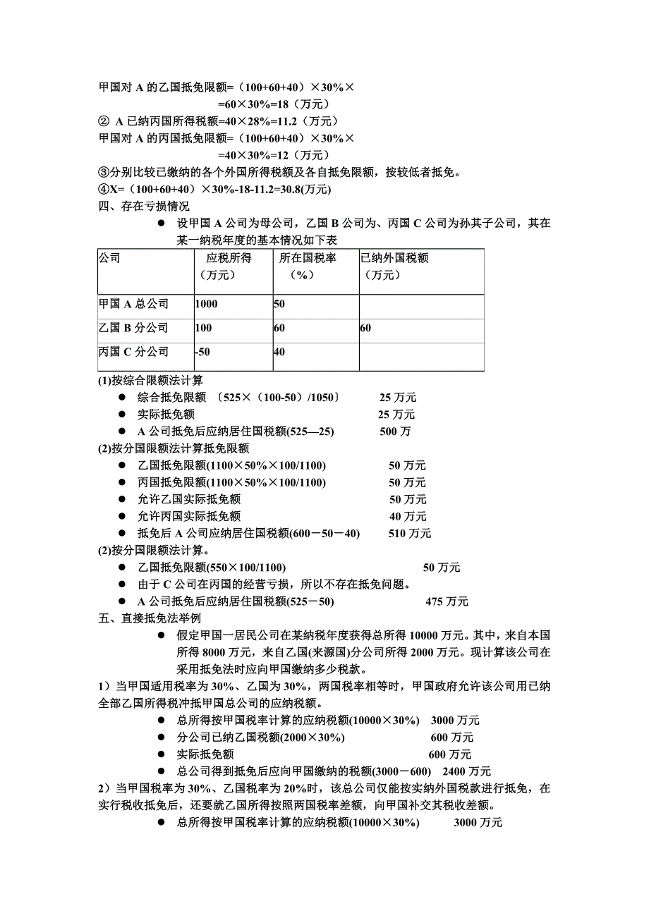 国际税收的计算题_第2页