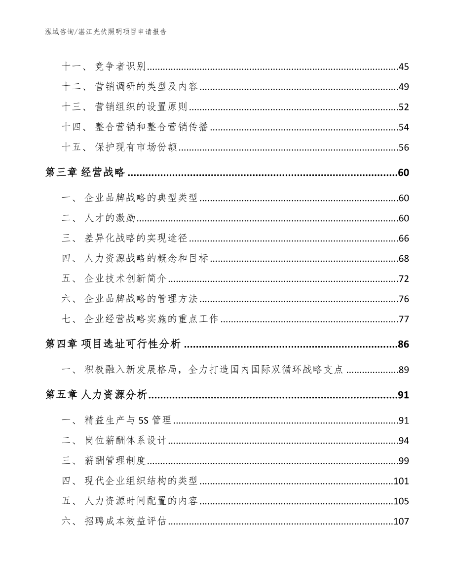 湛江光伏照明项目申请报告_模板范本_第2页