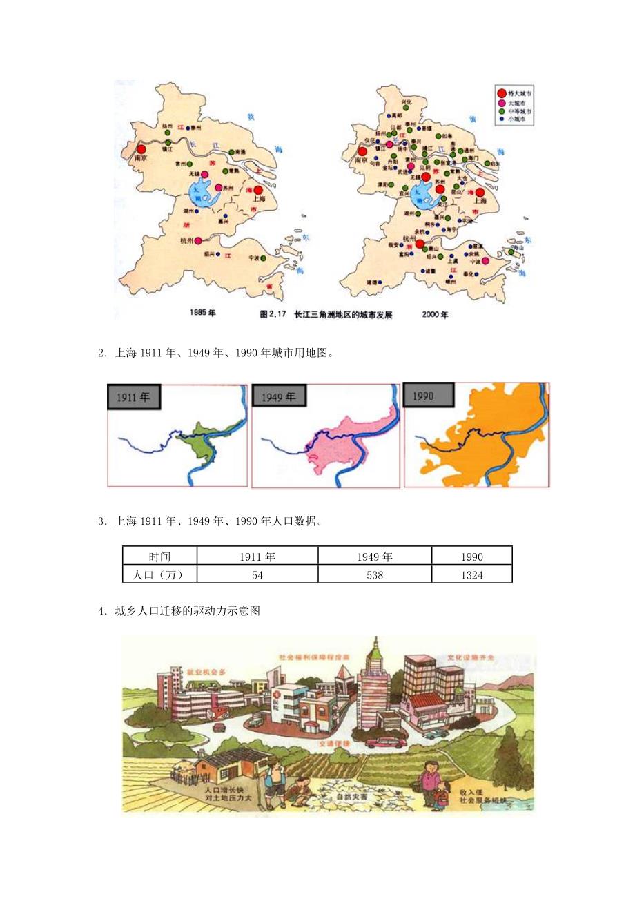 高中地理 第二章 第3节城市化第1课时教学设计 新人教版必修2_第3页